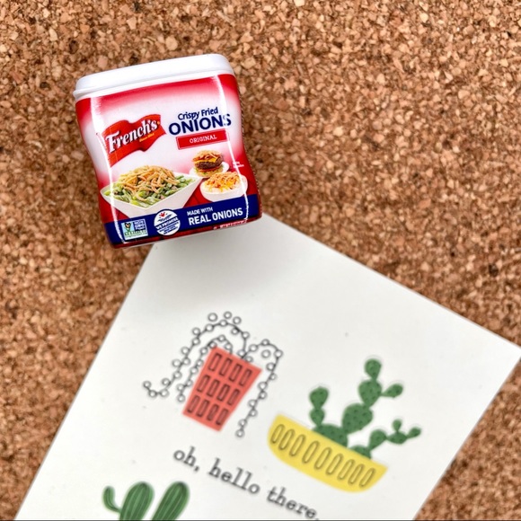 French’s Crispy Fried Onions Pin | Handmade | Mini Brands | NWOT | Quirky | Fun - Picture 7 of 16